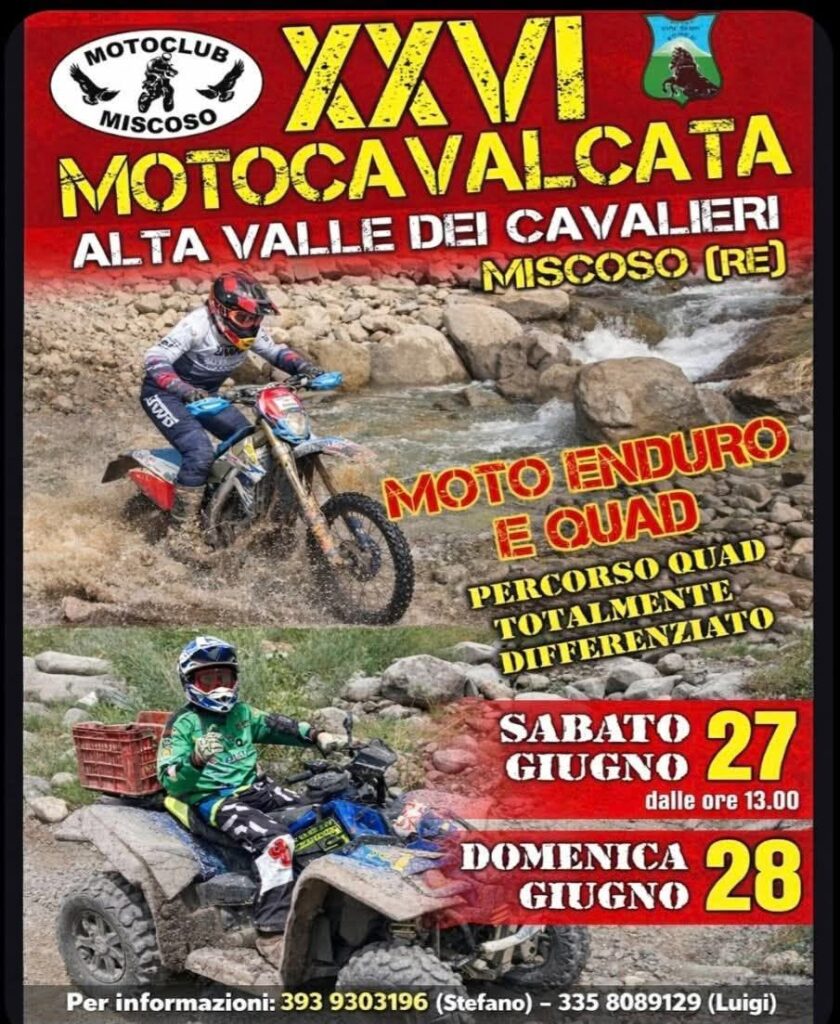 motocavalcata viscoso 2026 moto e quad